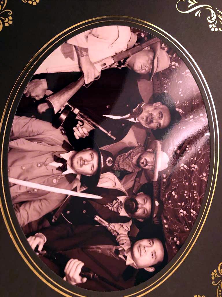 VIP entertainment event photo with performers and guests.